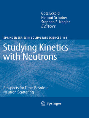 cover image of Studying Kinetics with Neutrons
